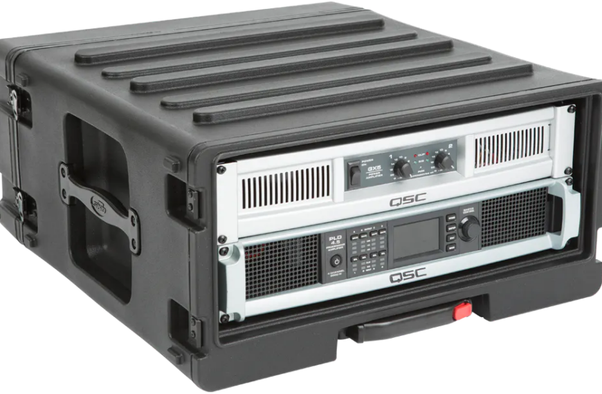 Estuche de Rack 1SKB-R4UW Harderback® 4U rSeries Rolling Rack