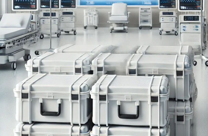 Harderback®: Maletas Grandes Rígidas con Asa y Ruedas para Equipos Médicos