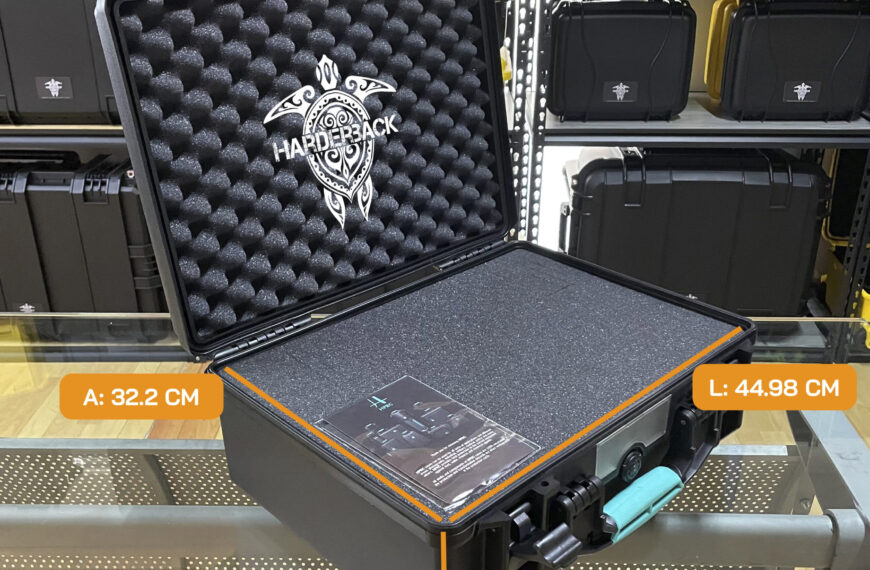 HPRC 2500 maleta rígida resistente e impermeable con diseño compacto.