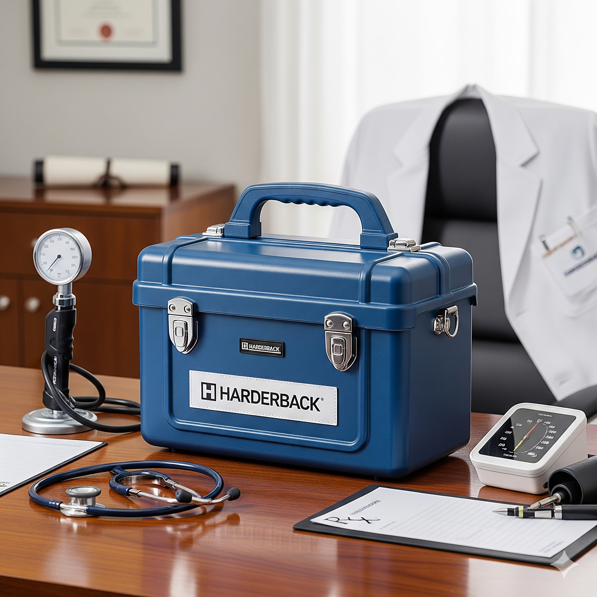 Harderback®: La Maleta Médica Rígida y Resistente para Profesionales
