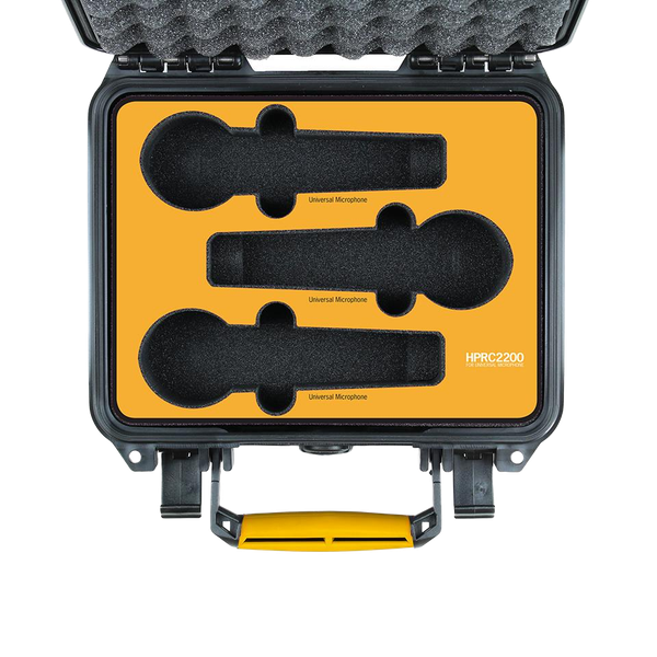 HPRC2200 for 3 Universal Microphones