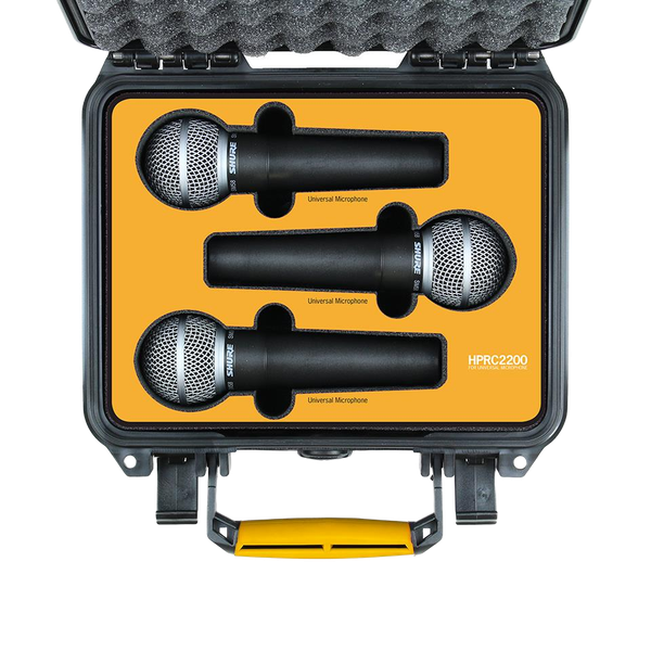 HPRC2200 for 3 Universal Microphones