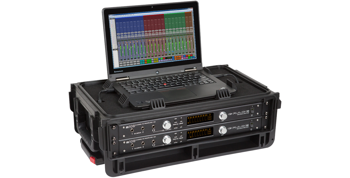 Injection Molded 2U Studio Flyer Rack Case - Image 1