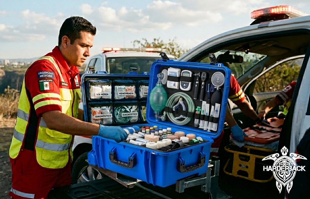 Harderback® Maletín Médico: La Armadura Esencial para Rescatistas en Guadalajara